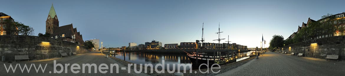 360° panorama bremen Schlachte 360° panorama bremen Schlachte