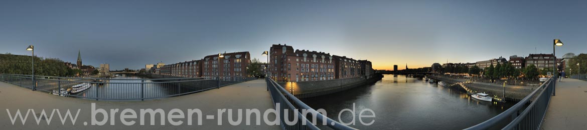 360° panorama bremen Teerhofbrücke 360° panorama bremen Teerhofbrücke